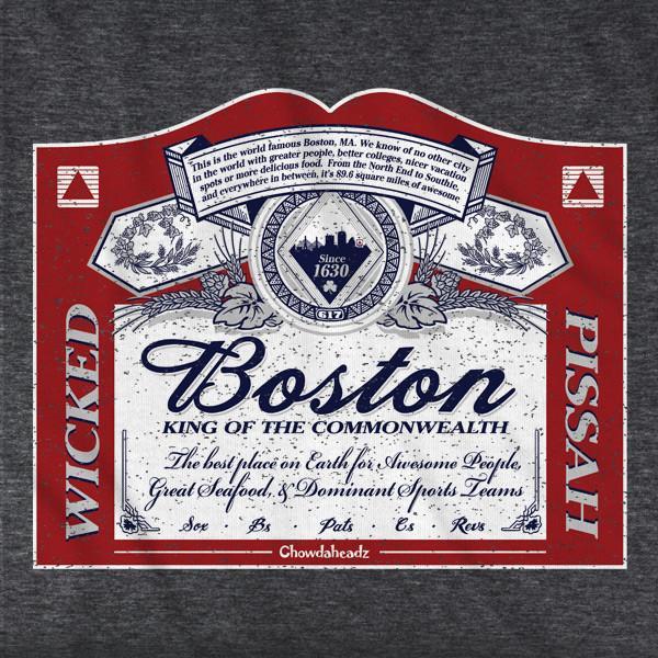 Boston King of the Commonwealth T-Shirt - Chowdaheadz