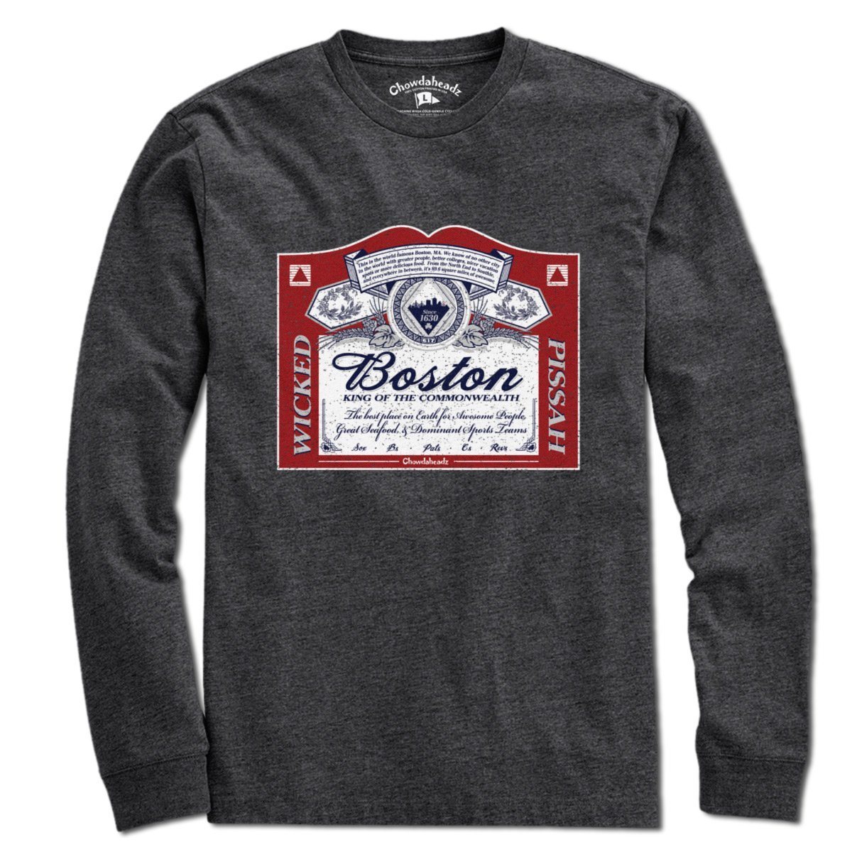 Boston King of the Commonwealth T-Shirt - Chowdaheadz