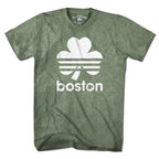 Boston Shamrock Retro T-Shirt - Chowdaheadz