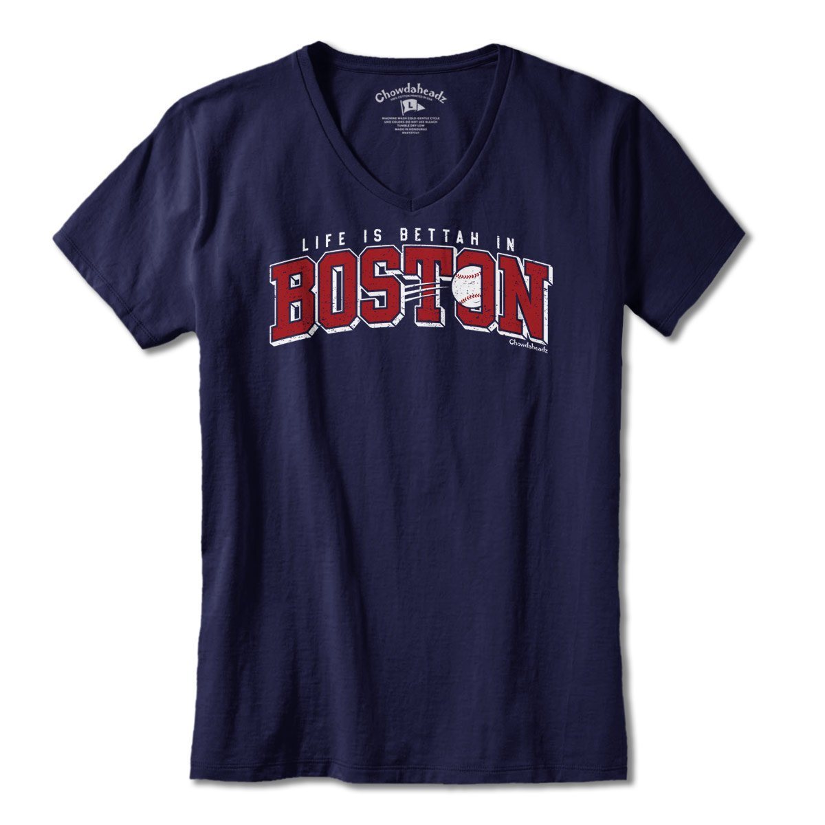 Boston Baseball Arch T-Shirt - Chowdaheadz