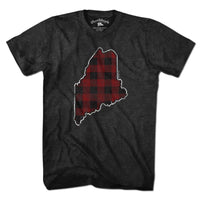 Buffalo Plaid Maine T-Shirt - Chowdaheadz