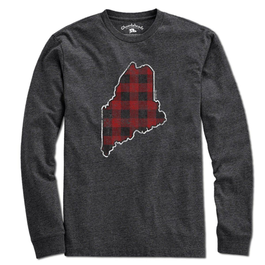 Buffalo Plaid Maine T-Shirt - Chowdaheadz