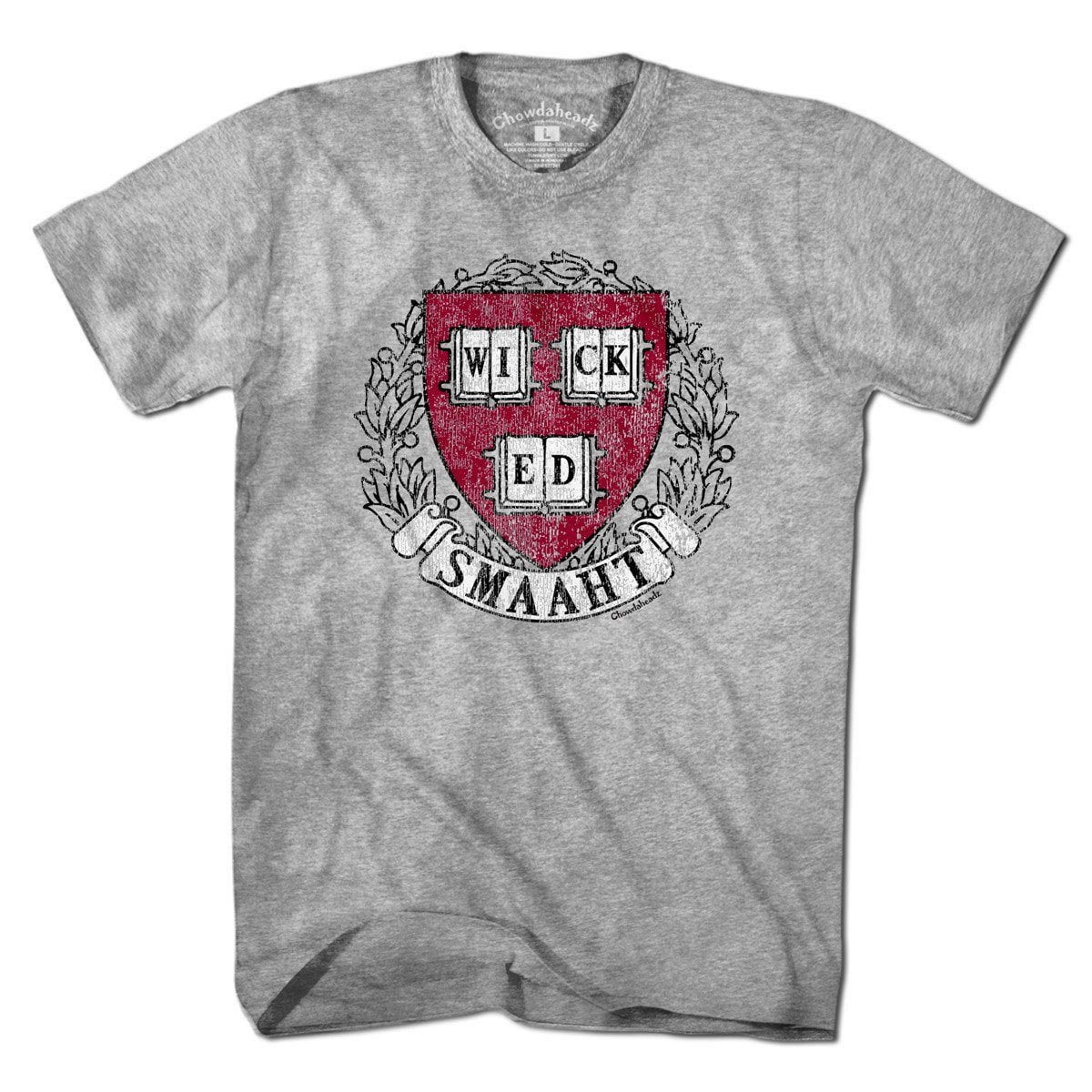 College Wicked Smaaht T-Shirt - Chowdaheadz