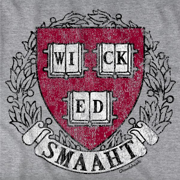 College Wicked Smaaht T-Shirt - Chowdaheadz