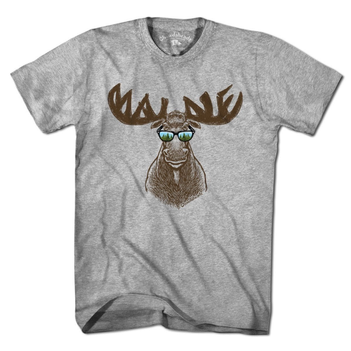 Cool Maine Moose T-Shirt - Chowdaheadz