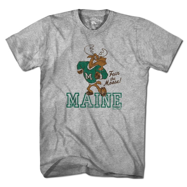 Fear The Moose Maine Mascot T-shirt - Chowdaheadz