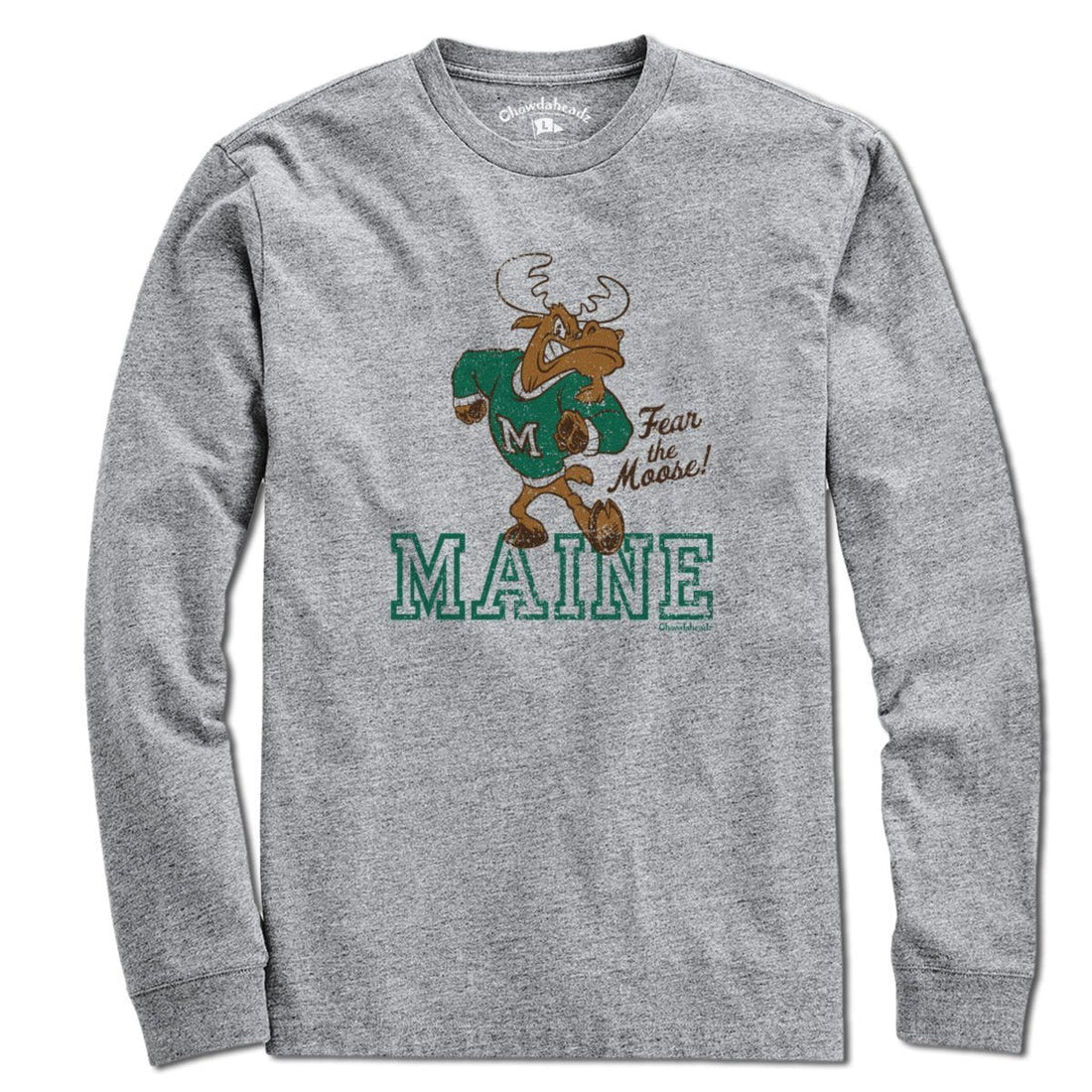 Fear The Moose Maine Mascot T-shirt - Chowdaheadz