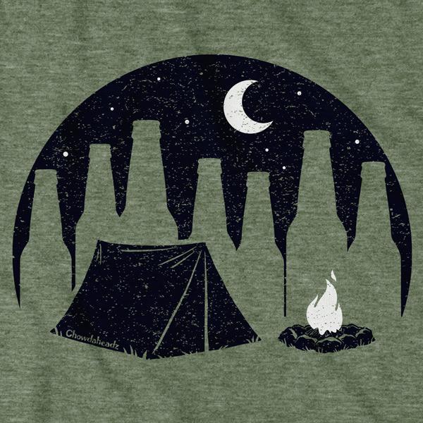 In Tents Camping Drinkah T-Shirt - Chowdaheadz