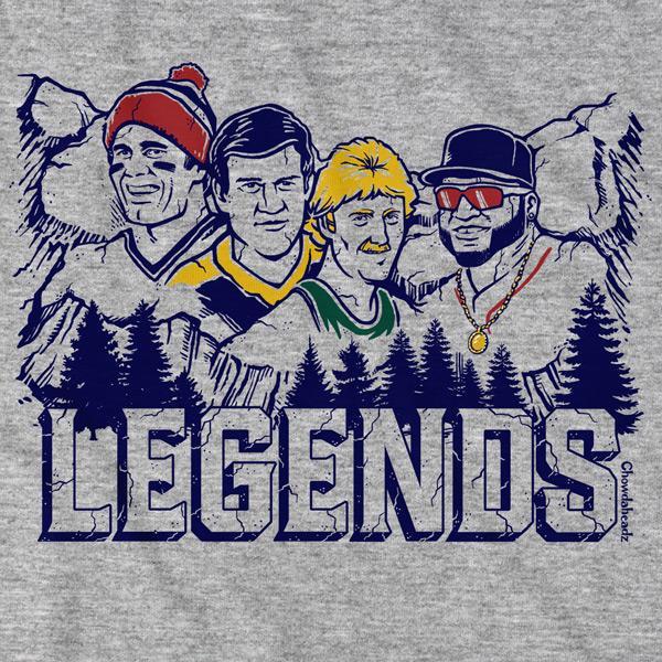 Legends of New England T-Shirt - Chowdaheadz