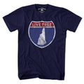 Live Free New Hampshire Highway Sign T-Shirt - Chowdaheadz