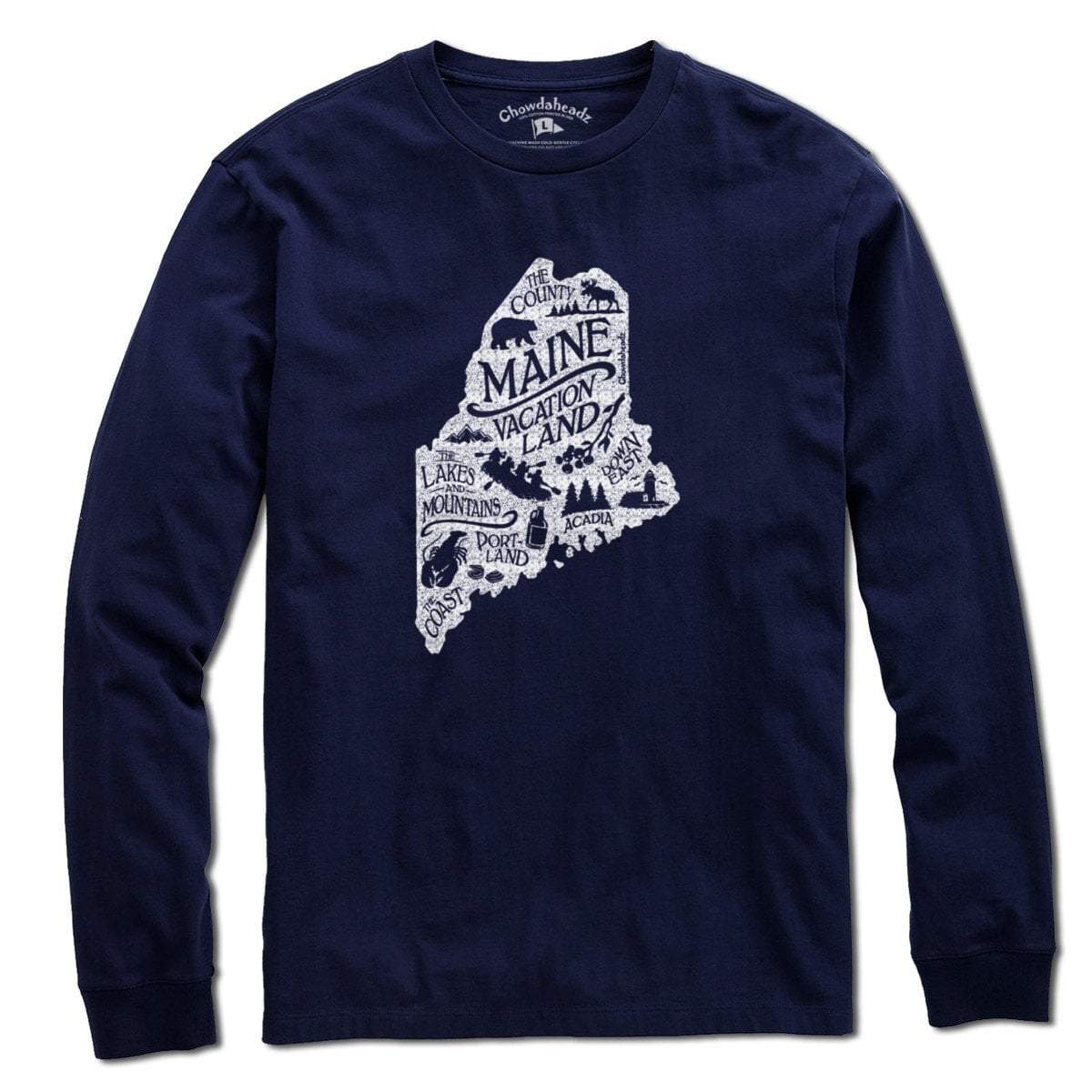 Maine Vacationland T-Shirt - Chowdaheadz