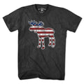’Merica Moose t-shirt with patriotic moose graphic — funny Maine patriotic tee