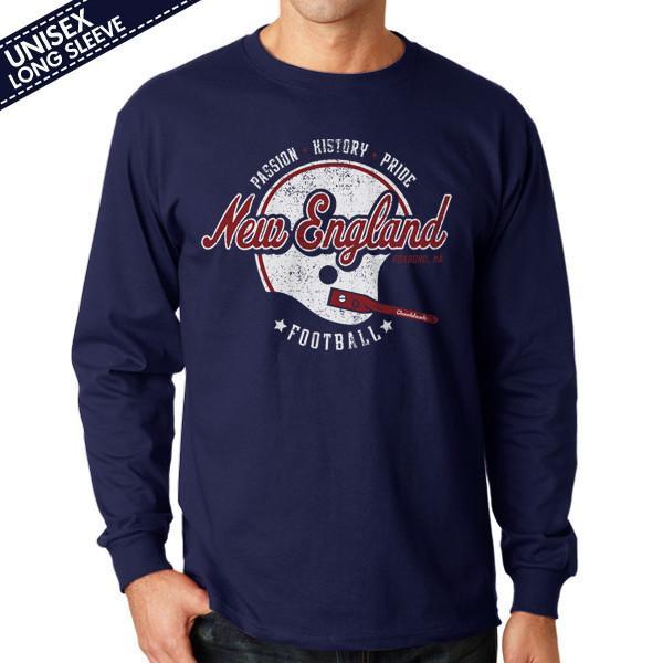 New England Football Passion History Pride T-Shirt - Chowdaheadz