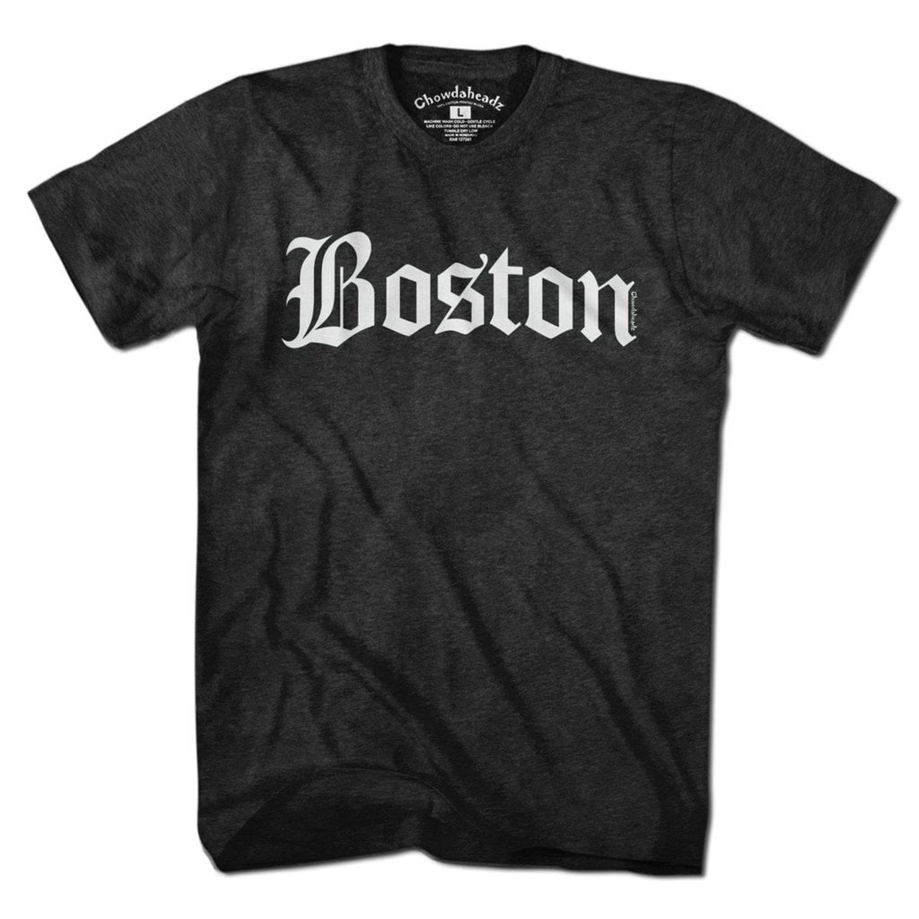 Old Boston Script T-Shirt - Chowdaheadz