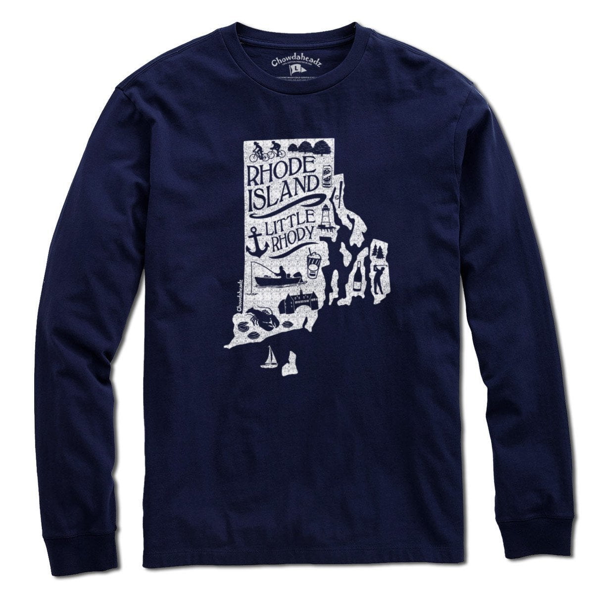 Rhode Island Little Rhody T-Shirt - Chowdaheadz