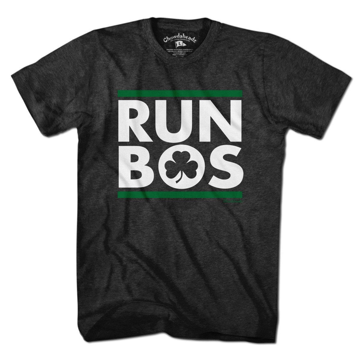 Run Bos Shamrock T-Shirt - Chowdaheadz