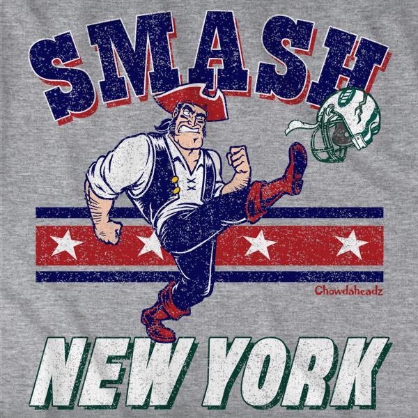 Smash New York New England T-Shirt - Chowdaheadz