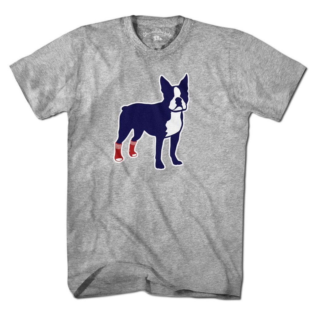 Socks on Boston Terrier T-Shirt — main product view
