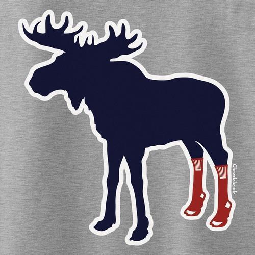 Socks On Moose T-Shirt - Chowdaheadz