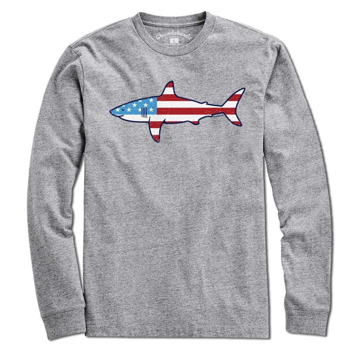 Stars and Stripes Shark T-Shirt - Chowdaheadz