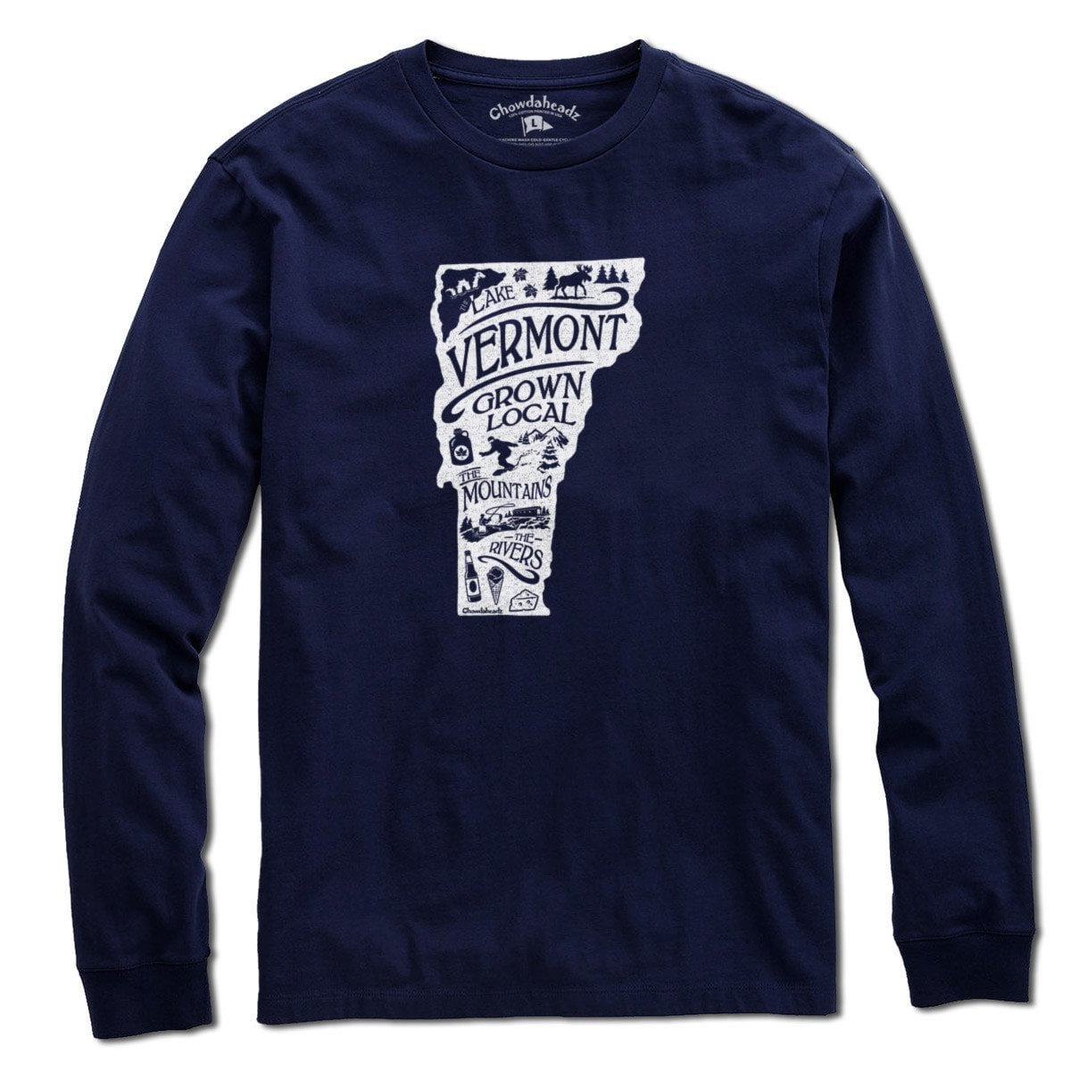 Vermont Grown Local T-Shirt - Chowdaheadz