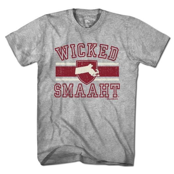 Wicked Smaaht University Massachusetts T-Shirt - Chowdaheadz