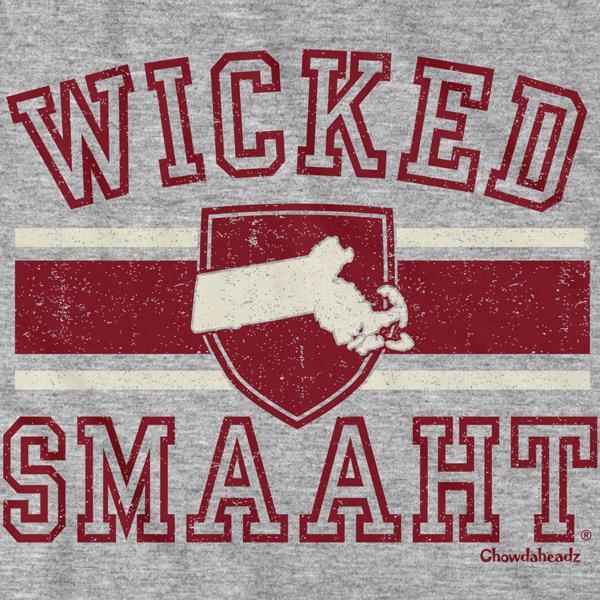 Wicked Smaaht University Massachusetts T-Shirt - Chowdaheadz