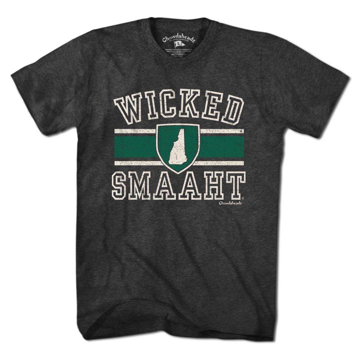 Wicked Smaaht University New Hampshire T-Shirt - Chowdaheadz