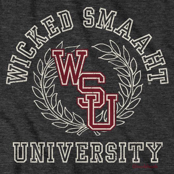 Wicked Smaaht University T-Shirt - Chowdaheadz