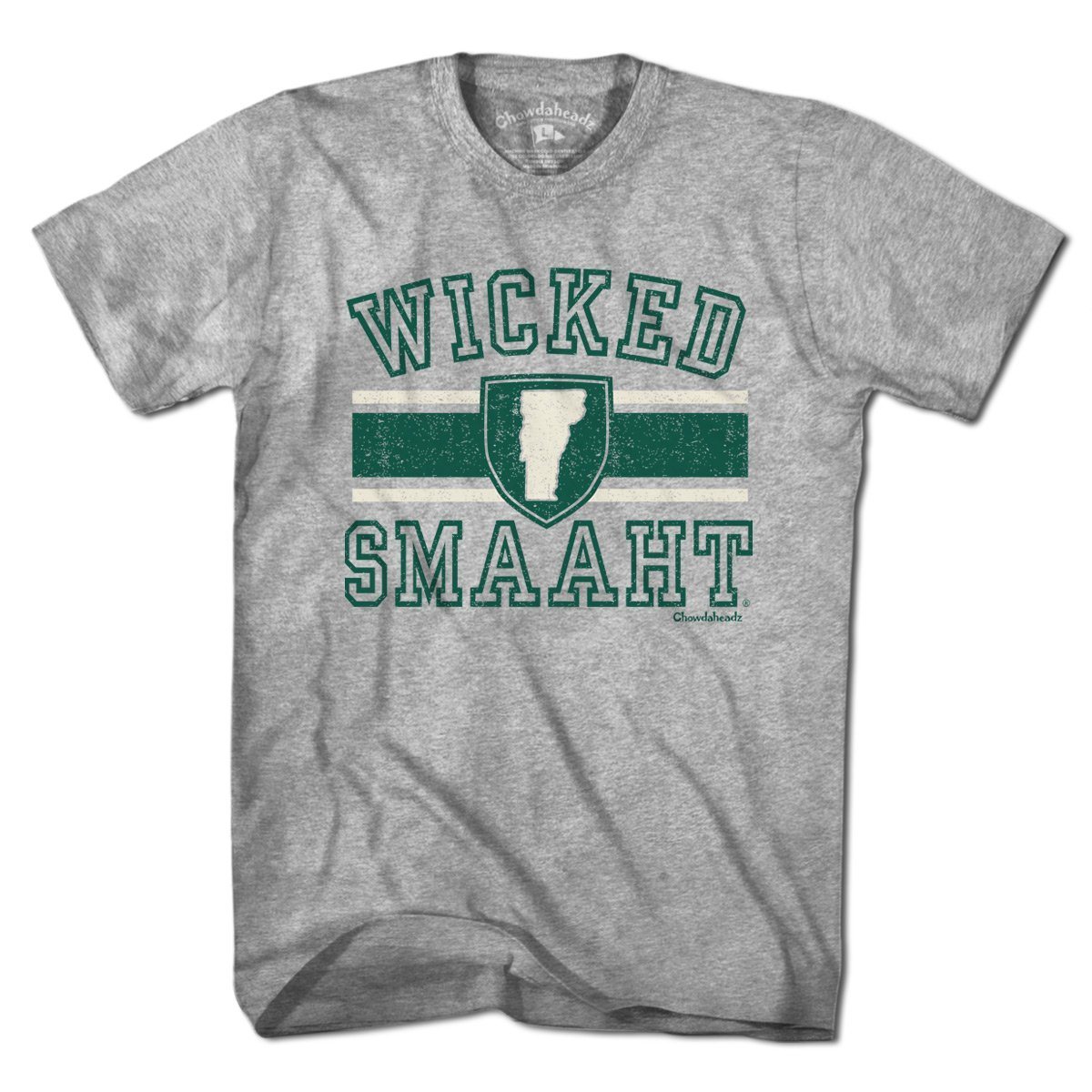 Wicked Smaaht University Vermont T-Shirt - Chowdaheadz