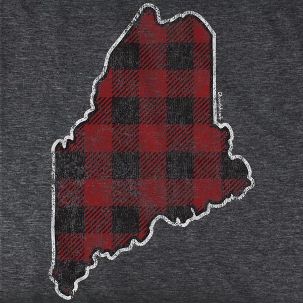 Buffalo Plaid Maine Tailgater Hoodie - Chowdaheadz
