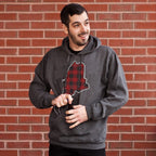 Buffalo Plaid Maine Tailgater Hoodie - Chowdaheadz